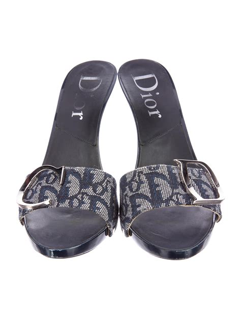 silver dior slides|Dior slides women's.